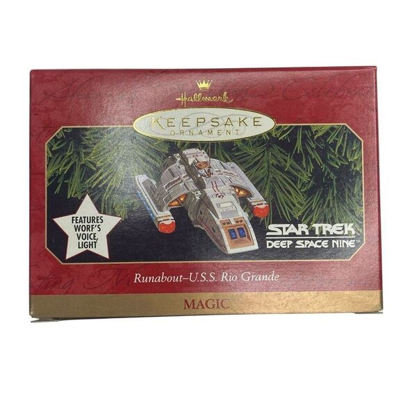 Runabout U.S.S. Rio Grande Star Trek Hallmark Ornament 1999 - Picture 1 of 4